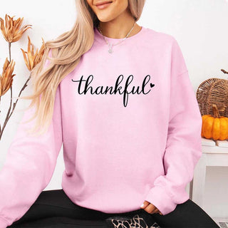 Thankful Sweatshirt for Women - Cozy Thanksgiving Gift Sweater - A Roese Boutique