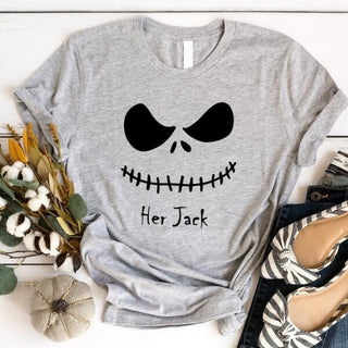 The Jack & The Sally Couples Halloween Tee - A Roese Boutique