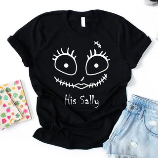 The Jack & The Sally Couples Halloween Tee - A Roese Boutique