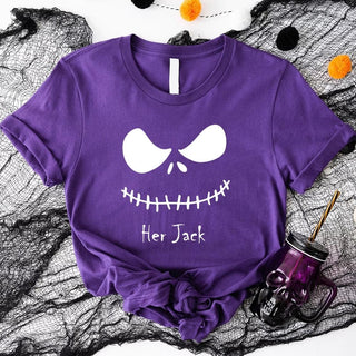 The Jack & The Sally Couples Halloween Tee - A Roese Boutique