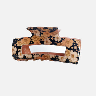 Thread Mama Dark Floral Claw Clip - A Roese Boutique