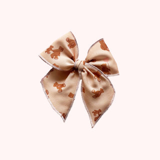 Threadmama Teddy Bears Elle Bow - A Roese Boutique