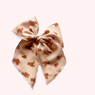 Threadmama Teddy Bears Elle Bow - A Roese Boutique
