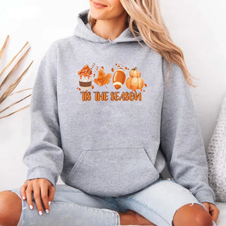 Tis The Season Fall Vibes Hoodie - A Roese Boutique