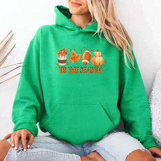 Tis The Season Fall Vibes Hoodie - A Roese Boutique