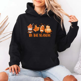 Tis The Season Fall Vibes Hoodie - A Roese Boutique
