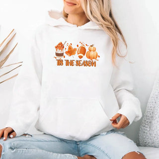 Tis The Season Fall Vibes Hoodie - A Roese Boutique