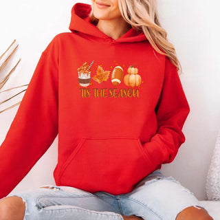 Tis The Season Fall Vibes Hoodie - A Roese Boutique