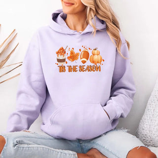 Tis The Season Fall Vibes Hoodie - A Roese Boutique
