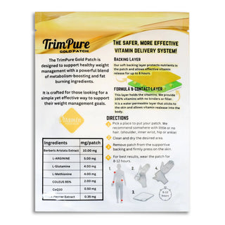 TrimPure Gold Patch E3 - A Roese Boutique
