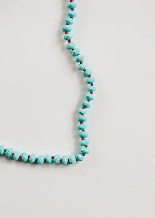 Turquoise + 14k Gold Filled Toggle || Gemstone Necklace - A Roese Boutique