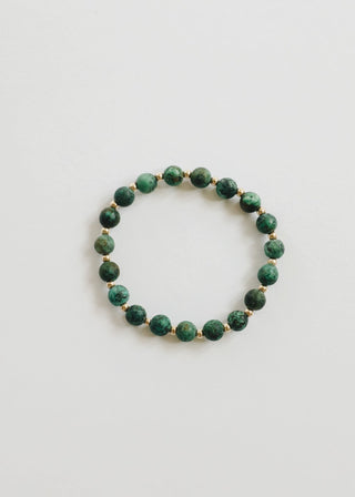 Turquoise Jasper :14k Gold Filled Sun + Moon || Adult Bracelets - A Roese Boutique