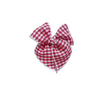 Vintage Red Gingham Elle Bow - A Roese Boutique