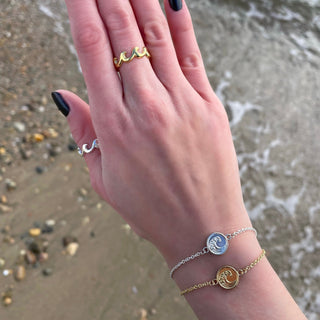 Wave Coin Bracelet - A Roese Boutique