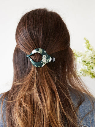 Winter Rose Arc Hair Clip - A Roese Boutique
