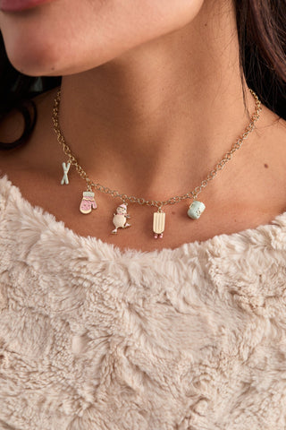 Winter Wonderland Multi Charm Necklace - A Roese Boutique
