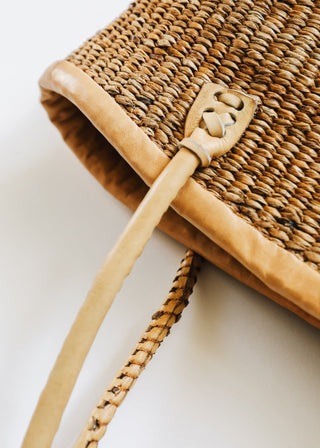 Woven Tote Bag - A Roese Boutique